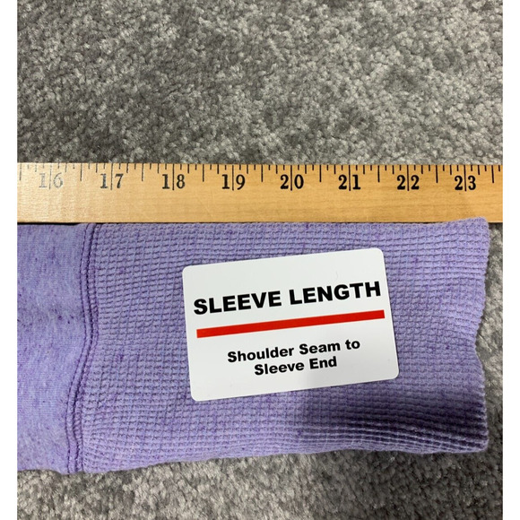 T by Talbots Sweater Women Size M Blue Pullover Cowl Neck Cotton Long Sleeves - Picture 11 of 14